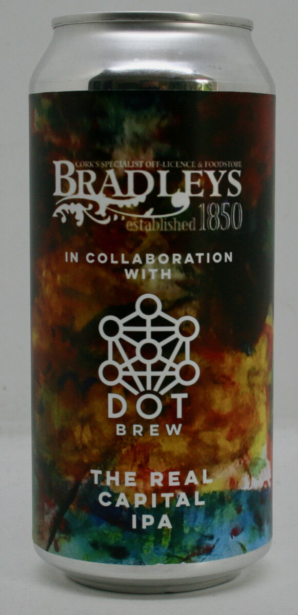 Bradleys &amp; Dot Brew ‘The Real Capital’ IPA, 6.2% ABV, 440ml — €3.50