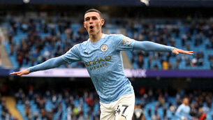 <p>Phil Foden could claim a PFA awards double on Sunday. Picture: Carl Recine</p>