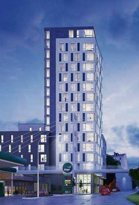 Railway Gardens apartment tower. Pic: Meitheal Architects