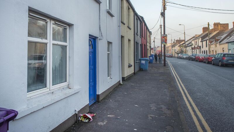 Flowers left outside the house on the Blarney Road, Cork, where CIT student Cameron Blair died. Picture: Dan Linehan Flowers left outside the house on the Blarney Road, Cork, where CIT student Cameron Blair died. Picture: Dan Linehan