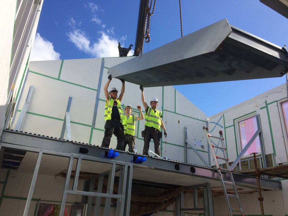 Tuamgraney steel frame house was  built for under €150,0000 