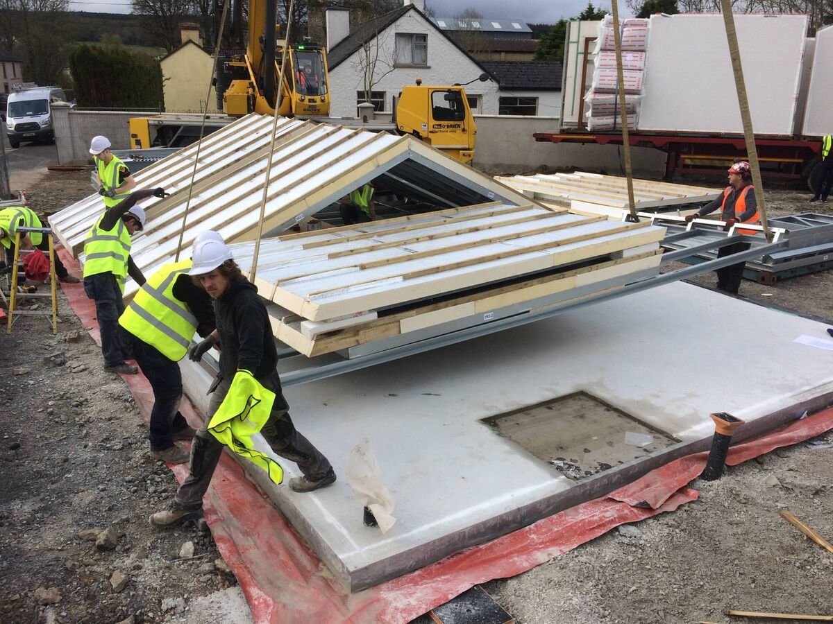 Tuamgraney steel frame house built for under €150,0000