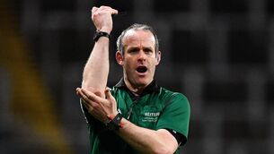 <p>LOOKING TO THE FUTURE: Johnny Murphy is amongst the match officials partaking in a new pilot scheme that aims to assist in the development of top-flight GAA referees. <span class="contextmenu emphasis CaptionCredit">Picture: Eóin Noonan/Sportsfile</span>
            </p>
