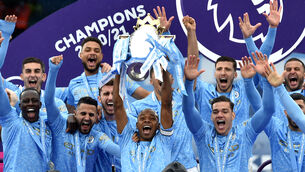 <p>Six of Manchester City’s title winners have been named in the PFA Premier League team of the year. Picture: Peter Powell</p>