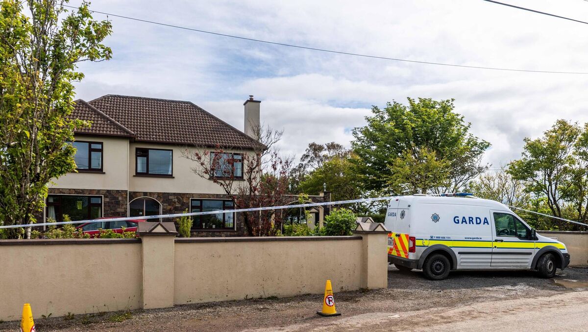 The house where the incident took place was sealed off awaiting a Garda technical examination. Picture: Andy Gibson The house where the incident took place was sealed off awaiting a Garda technical examination. Picture: Andy Gibson