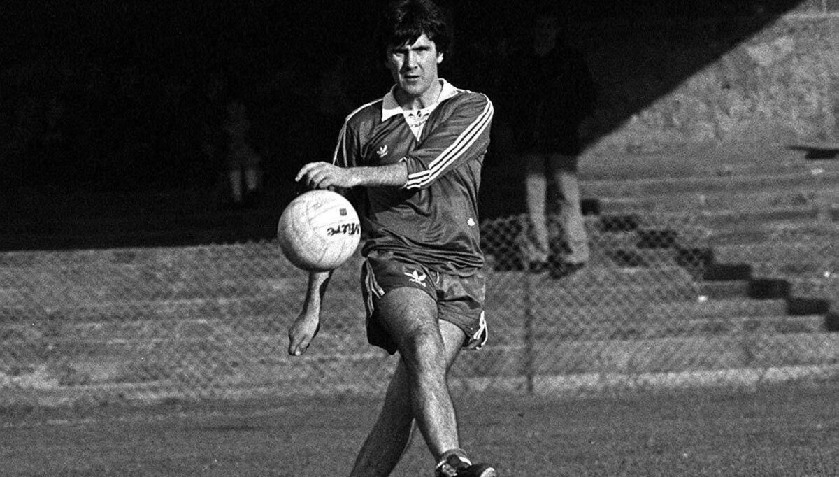 18 November 1980; Mick Leech, Shamrock Rovers, Soccer.