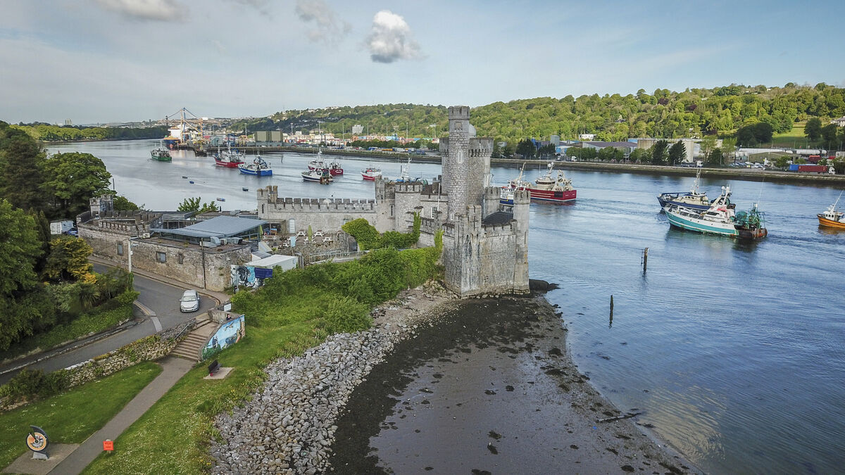  A flotilla of fishing boats passing Blackrock Castle on their way to the Port of Cork on May 26. Picture Dan Linehan