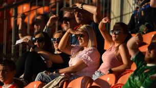<p>Supporters look on during last month's Allianz FL Division 1 North Round 3 match between Armagh and Donegal at the Athletic Grounds. The matchday experience is something GAA supporters have badly missed during the pandemic. 	Picture: Piaras Ó Mídheach/Sportsfile</p>
