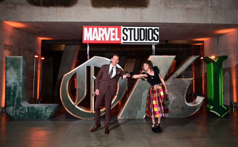 Tom Hiddleston and Sophia Di Martino attend a photocall for Disney's Loki in London. Marvel Studios’ Loki, starts streaming today with new episodes Wednesdays on #DisneyPlus. Tom Hiddleston and Sophia Di Martino attend a photocall for Disney's Loki in London. Marvel Studios’ Loki, starts streaming today with new episodes Wednesdays on #DisneyPlus.