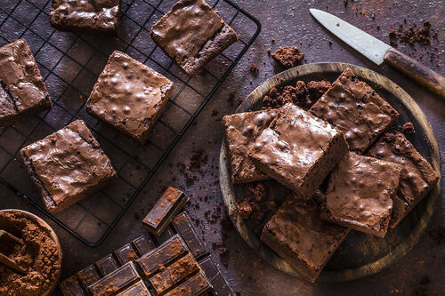Tahini brownies