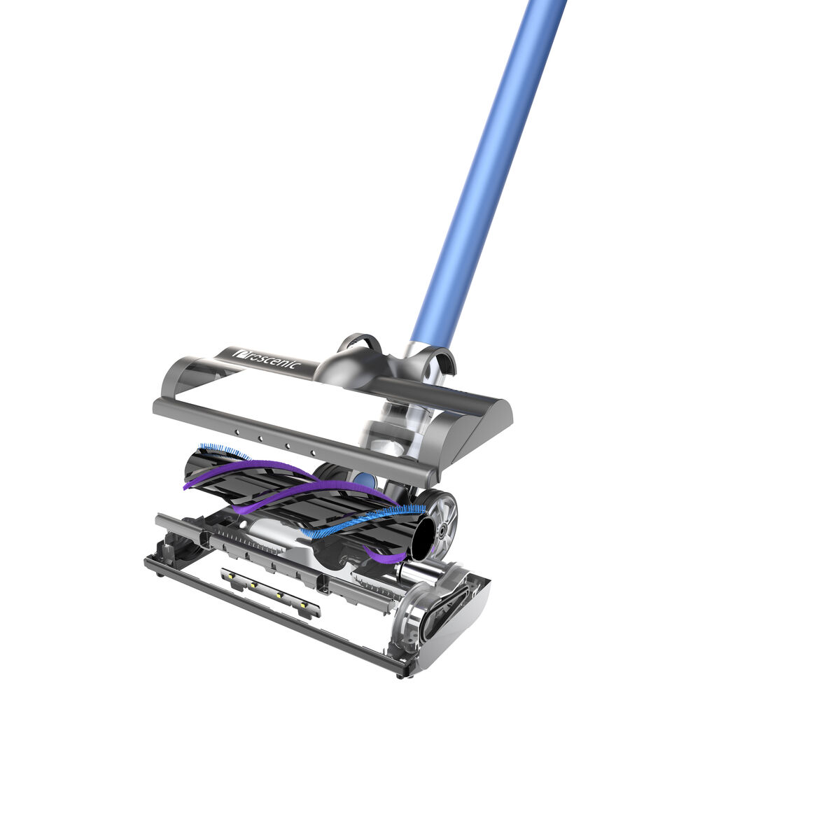 Proscenic P10 Pro with main cleaning head.
