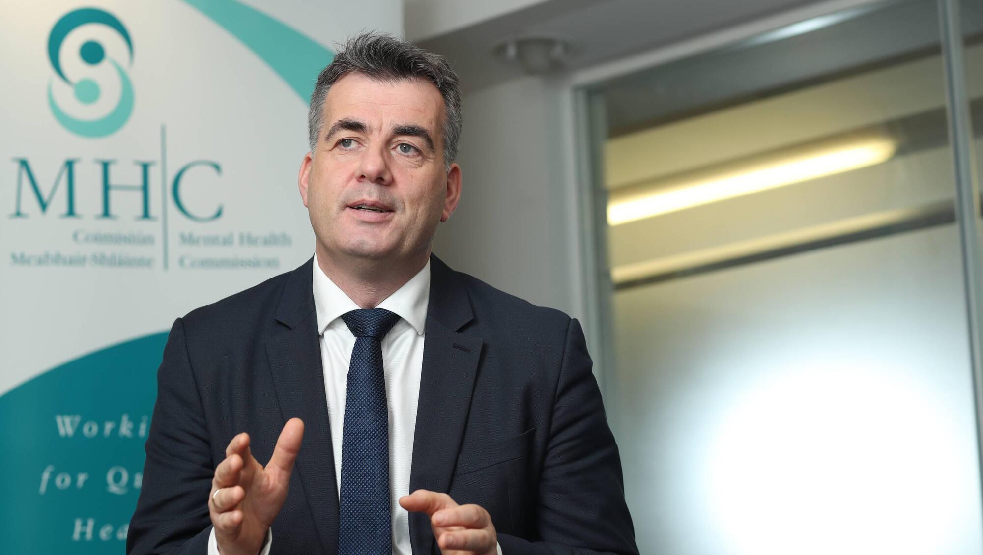 Chief executive of the Mental Health Commission John Farrelly. There were 422 cases of Covid-19 in mental health facilities between March and July last year. Picture Jason Clarke