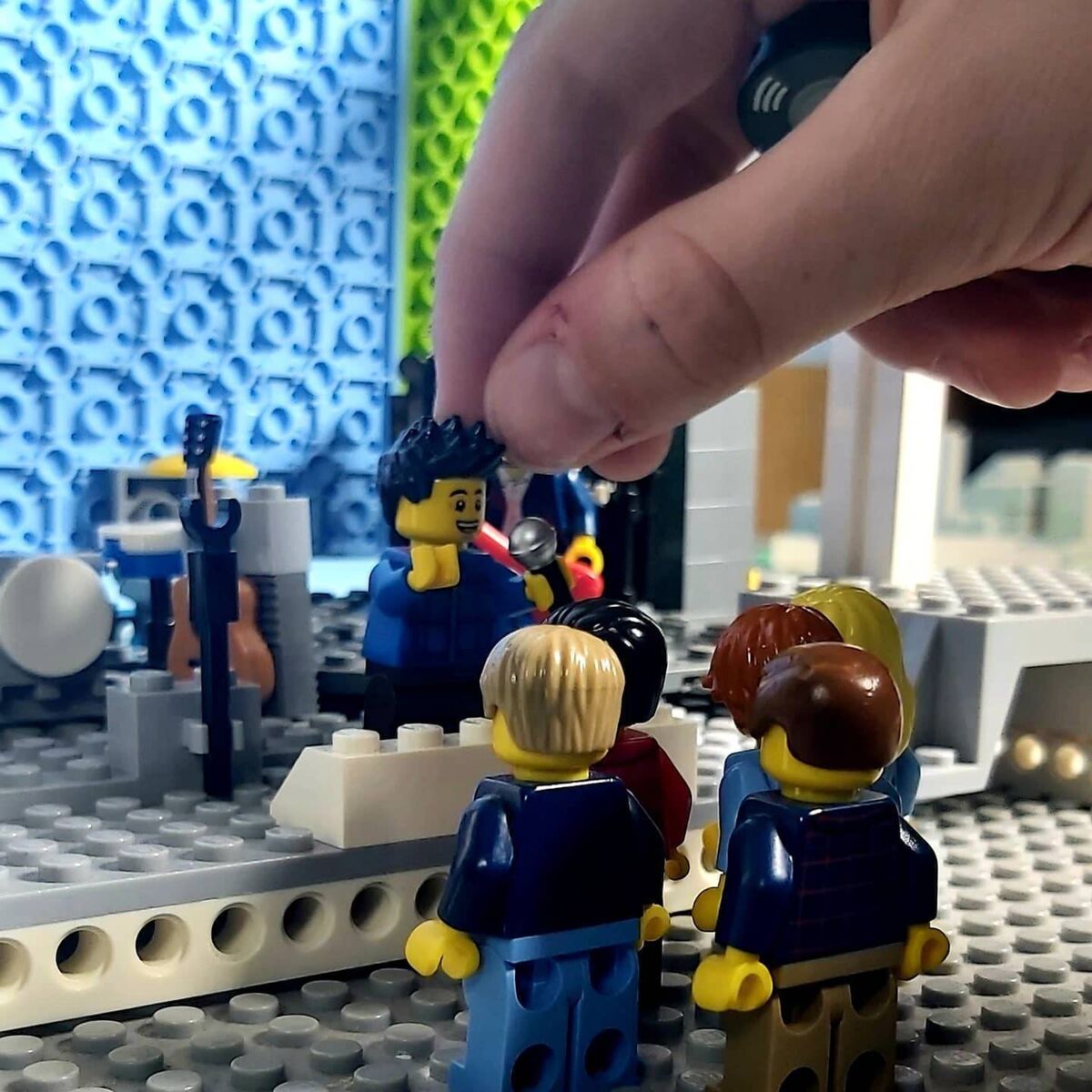 Posing and setting a scene is all part of creating a stop-motion short. Posing and setting a scene is all part of creating a stop-motion short.