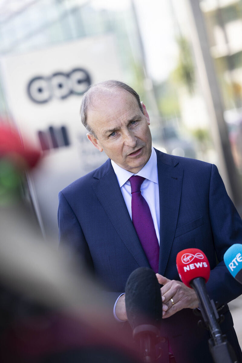 An Taoiseach Micheál Martin speaking to the media in Dublin earlier this afternoon. Picture: Andres Poveda An Taoiseach Micheál Martin speaking to the media in Dublin earlier this afternoon. Picture: Andres Poveda
