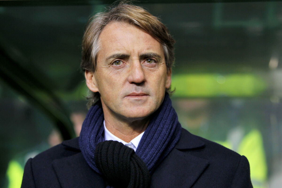 Italy manager Roberto Mancini. 