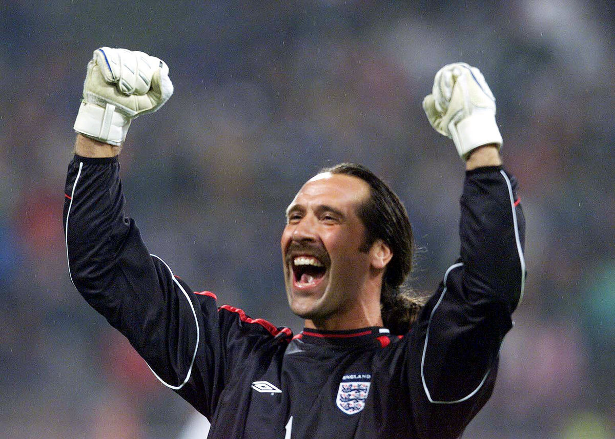 England's goalkeeper David Seaman England's goalkeeper David Seaman