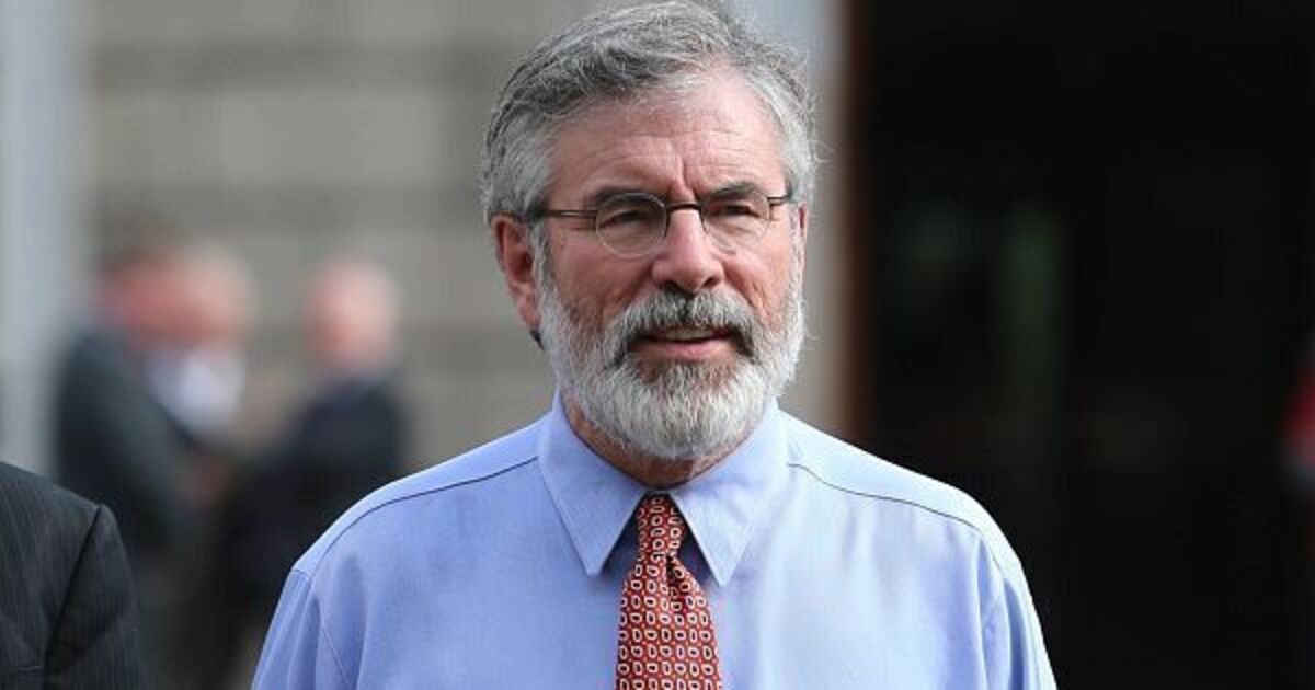 Gerry Adams forgets Pat Rabbitte's name