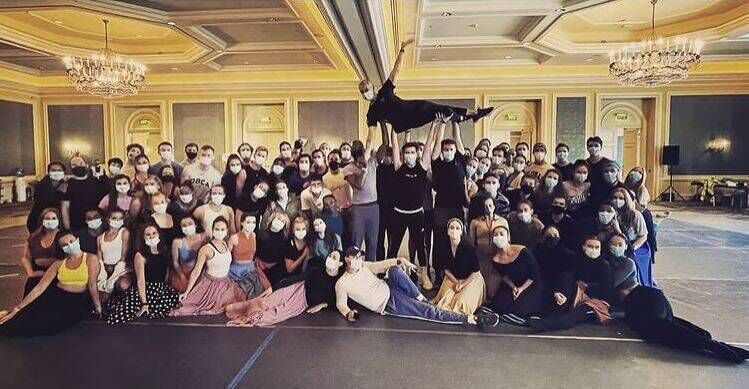 The dancers have been rehearsing all week. Picture: John Nolan via Instagram.