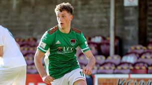 <p>Cork City's Cian Bargary</p>