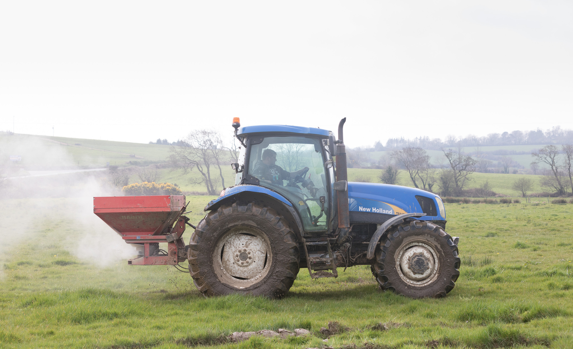 Spreading lime? Ideal time when grass covers are low