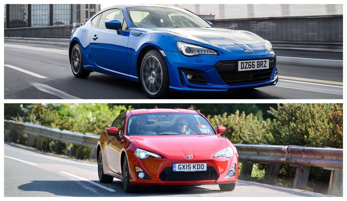 Toyota GT86 (bottom) and Subaru BRZ