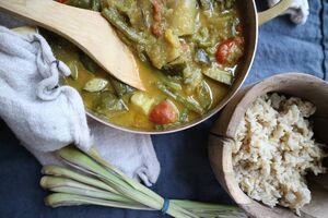 Thai green curry