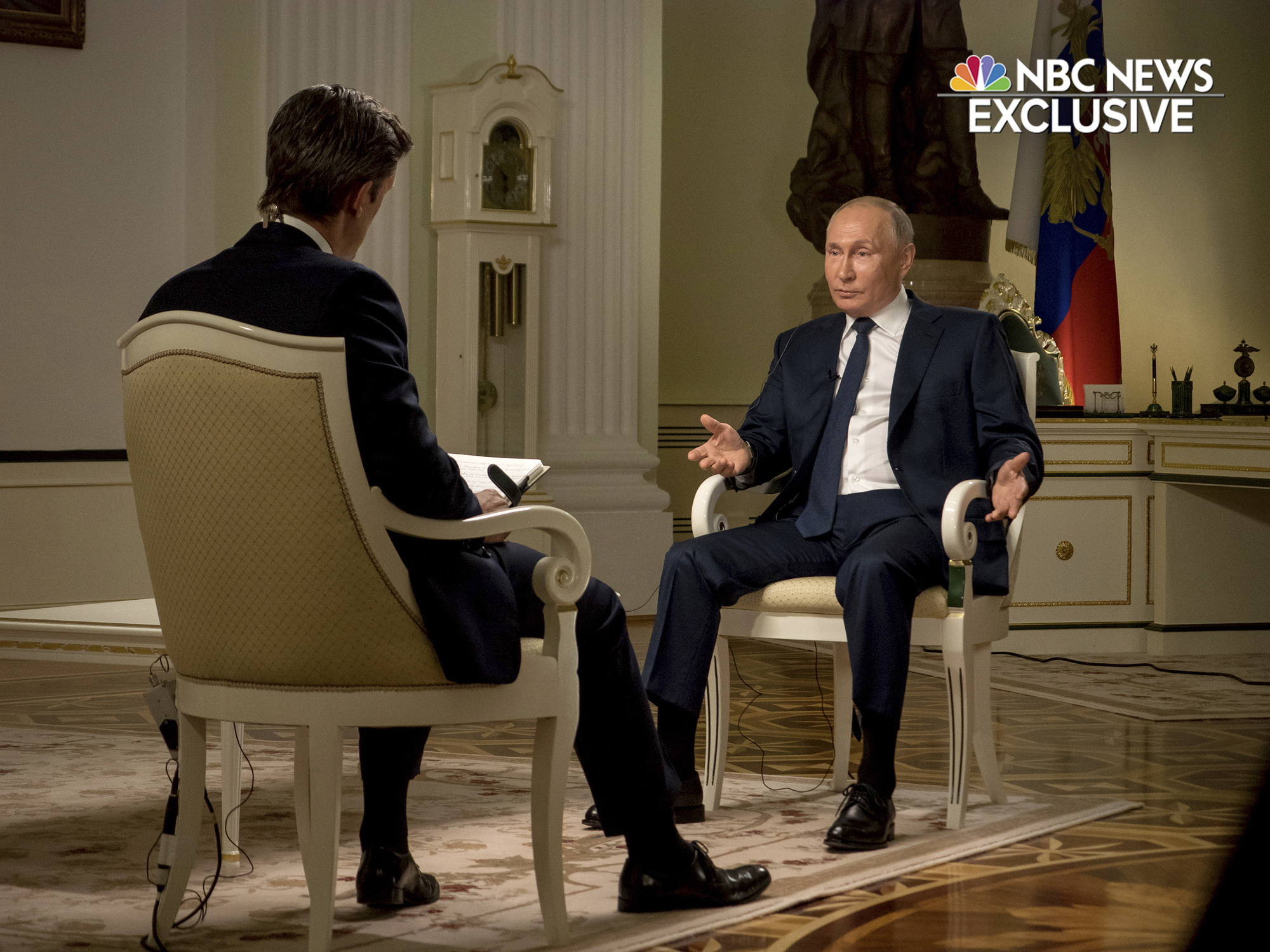 Putin likens Russian crackdown to arresting US Capitol rioters