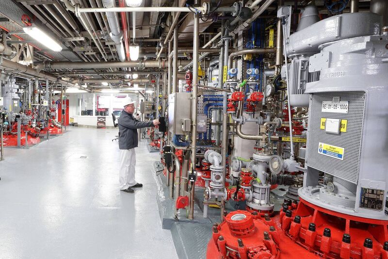 Routine machinery inspections taking place at the Hovione site in Ringaskiddy, Co Cork. 