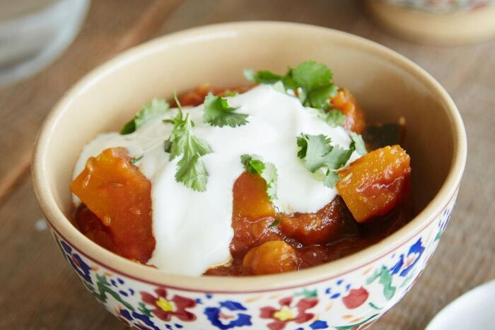 Butternut and bean stew