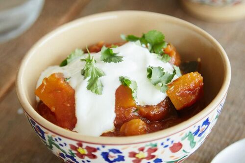 Butternut and bean stew