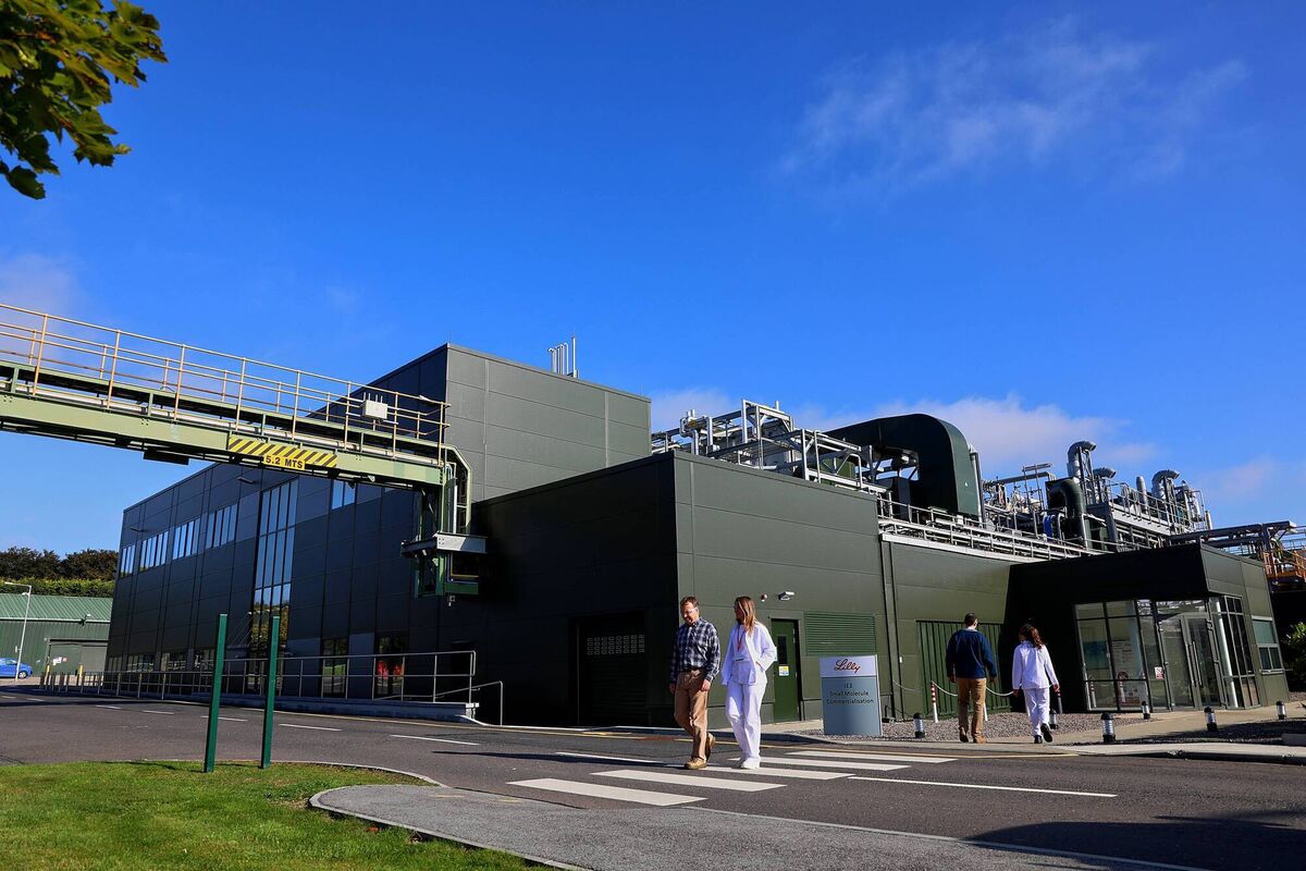 One of the Eli Lilly production buildings at its state-of-the-art facility in Dunderrow, Kinsale, Co. Cork