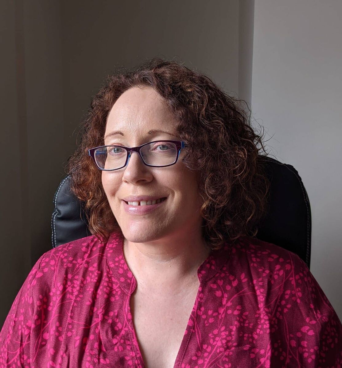 Caroline Daly, who says that working with customers is the best part of her job.