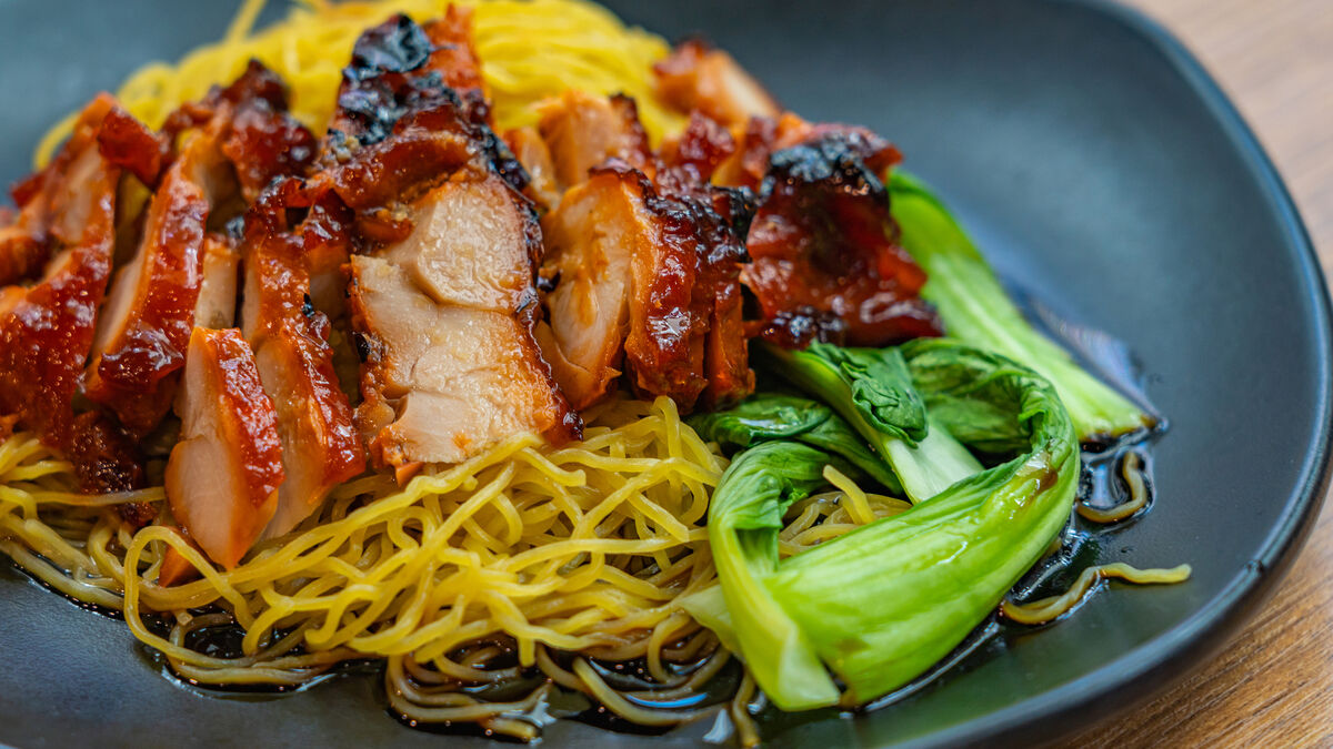 Ginger and pork noodles
