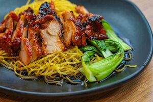 Ginger and pork noodles