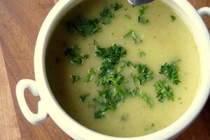 Irish colcannon soup