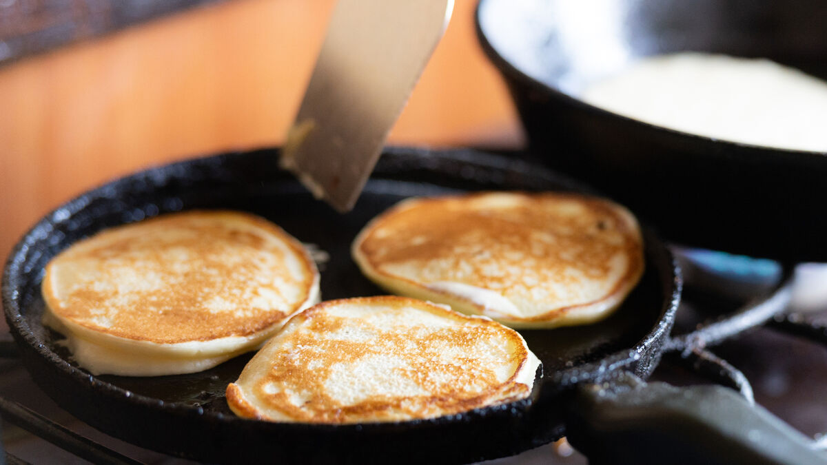 Silver dollar pancakes