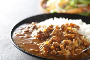 Burmese pork and potato curry