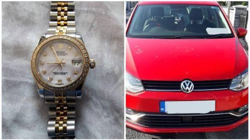 Rolex watches, diamond ring and a car among items seized by CAB Rolex watches, diamond ring and a car among items seized by CAB