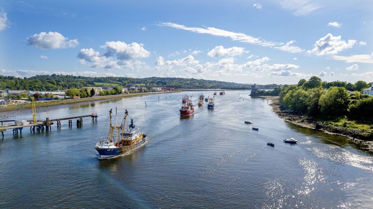 Fishers recently expressed frustration with government plans with a flotilla up Cork harbour. File Picture: Dan Linehan