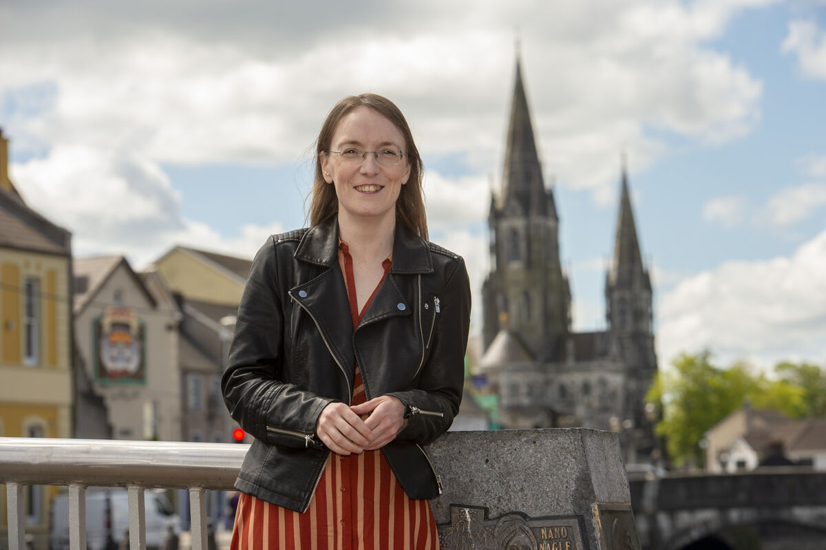  Lisa McInerney leads a tour of the city. 