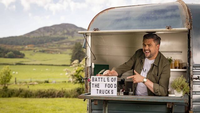<p>Battle of the Food Trucks: presenter James Patrice hosts as food truck chefs from across Ireland go head-to-head to be crowned Ireland’s finest food truck</p>
