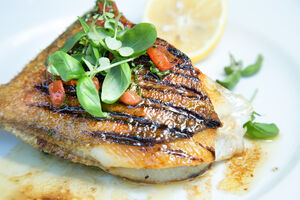 Grilled John Dory on the bone