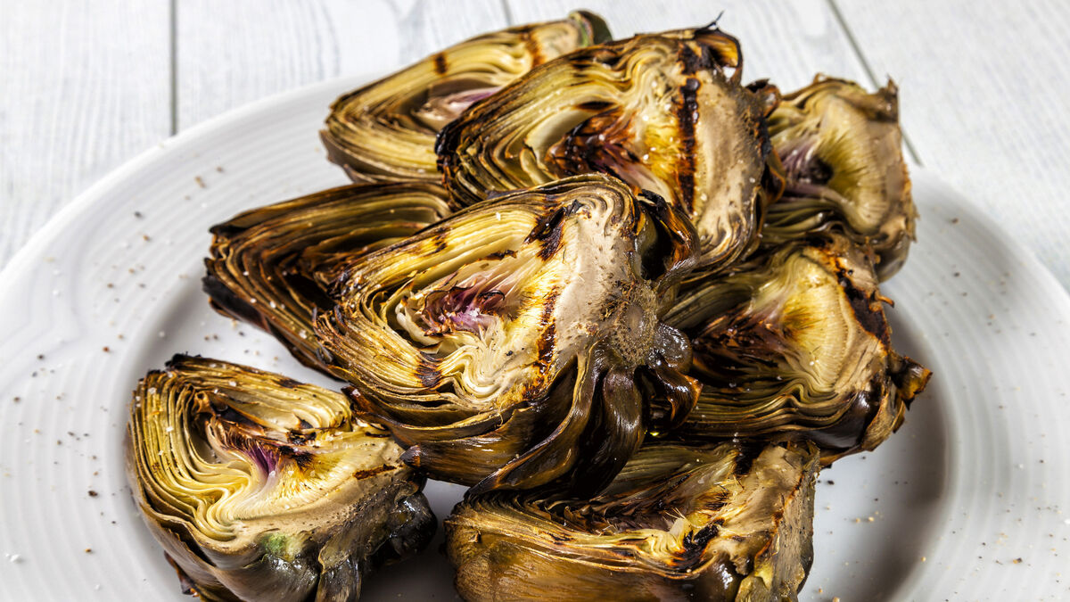 Roast Jerusalem artichokes
