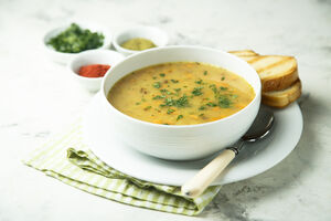 Potato and fresh herb soup
