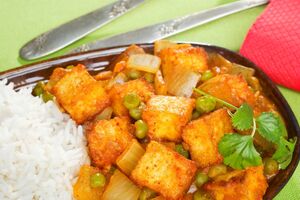 Kate’s Panir with tomato, ginger and coriander sauce