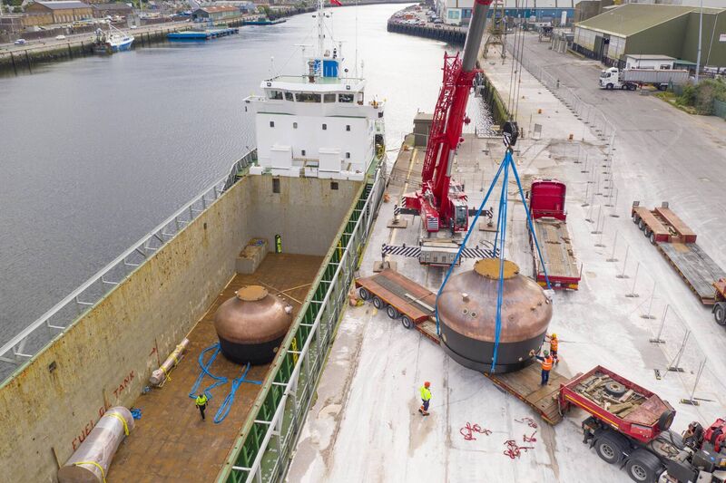The eight tonne stills were handmade by master coppersmiths Forsyth’s of Scotland. Picture: Padraig O'Reilly-Shannon Images The eight tonne stills were handmade by master coppersmiths Forsyth’s of Scotland. Picture: Padraig O'Reilly-Shannon Images