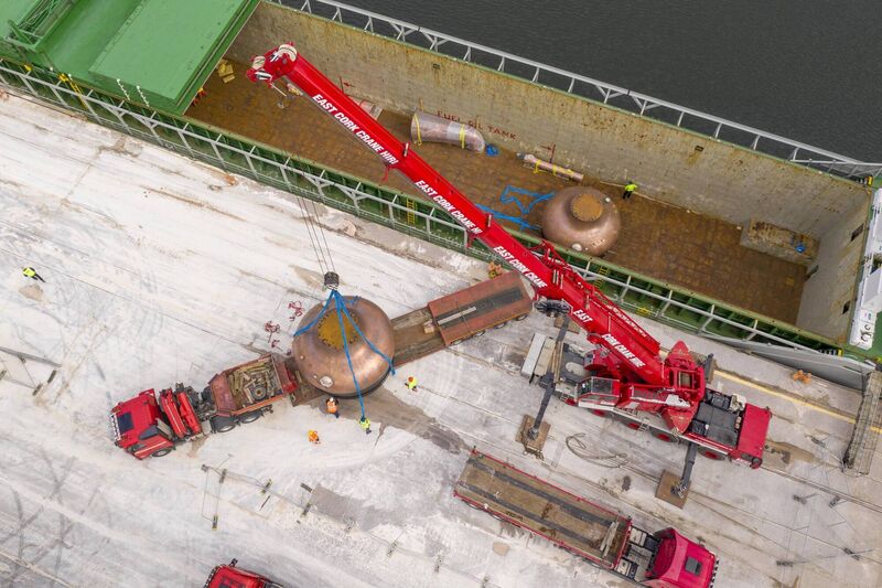 The installation of the pot stills is the latest move to double production and bottling capacity to meet global demand for its products. Picture: Padraig O'Reilly-Shannon Images The installation of the pot stills is the latest move to double production and bottling capacity to meet global demand for its products. Picture: Padraig O'Reilly-Shannon Images