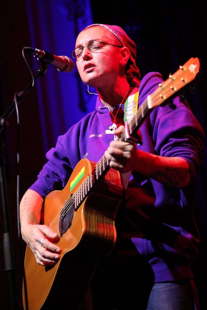 Sinead O'Connor performing at the Triskel Christchurch venue in Cork: slated as a headliner for the festival's second edition. Picture: Miki Barlok