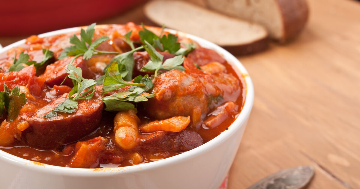 Beef and chorizo stew