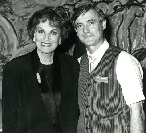 Michael Collins with Hollywood star Maureen O'Hara